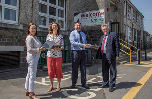 DVLA providing free recycled IT equipment to school children in Swansea