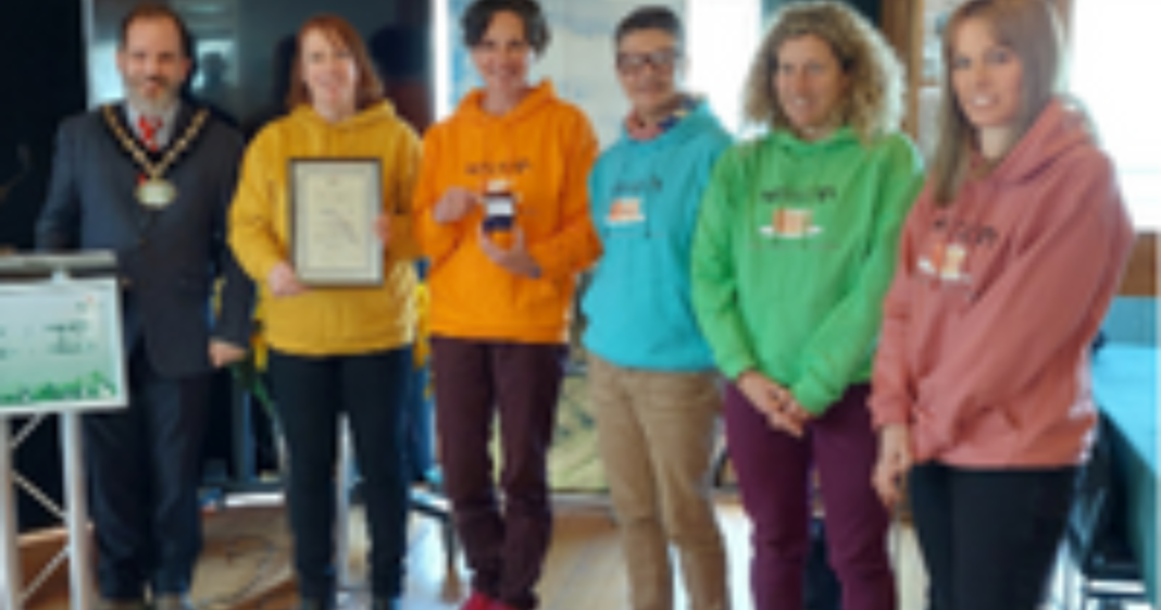 Volunteers receive Silver Kite awards from Chair
