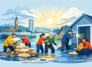 Swansea Flooding News